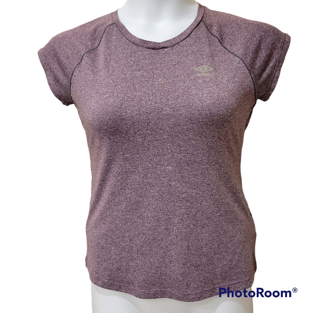 Umbro purple active wear shirt, size medium.